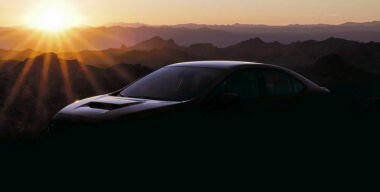 Опубликовано первое тизерное изображение нового Subaru WRX