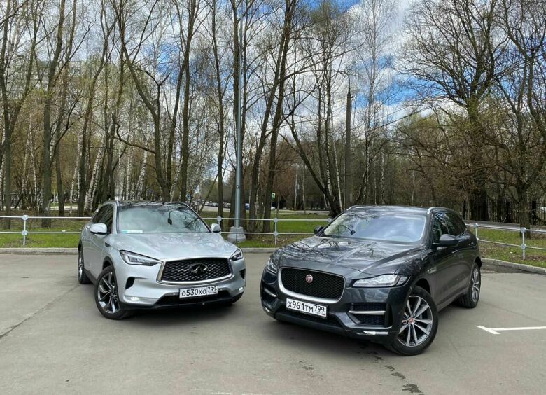 Изображение Ты мне — не пара: сравнительный тест Infiniti QX50 и Jaguar F-Pace