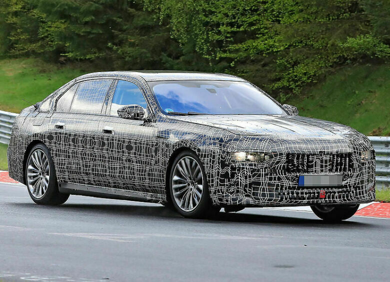 Изображение Немцы показали новое поколение седана BMW 7. Пока в камуфляже