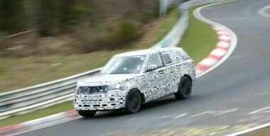 Range Rover пятого поколения испытали на Нюрбургринге