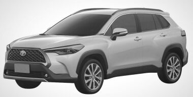 Кроссовер Toyota Corolla Cross запатентовали в России