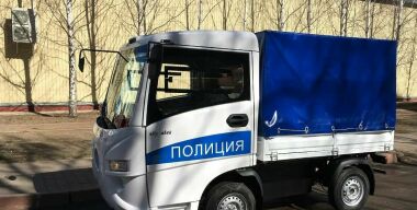 В Туле начали выпускать миниатюрный электрогрузовик для полиции