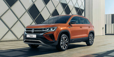 Volkswagen представил недорогой кроссовер Taos для России