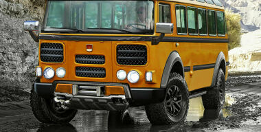 Дизайнер представил новое поколение «колобка» ПАЗ-672