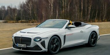 Новый родстер Bentley вывели на дорожные тесты