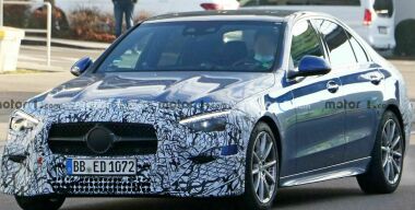 Шпионские фото нового Mercedes-Benz C-класса утекли в Сеть