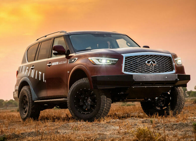 Изображение Infiniti QX80 подготовили для хардкорной женской гонки