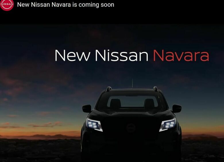 Изображение Тизер нового пикапа Nissan Navara показали в интернете