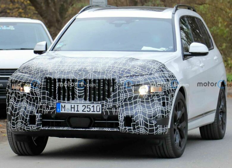 Изображение Обновленный BMW X7 сфотографировали на тестах