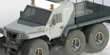 «Хаски пикап»: в России создали лютый внедорожник-амфибию с грузовой платформой