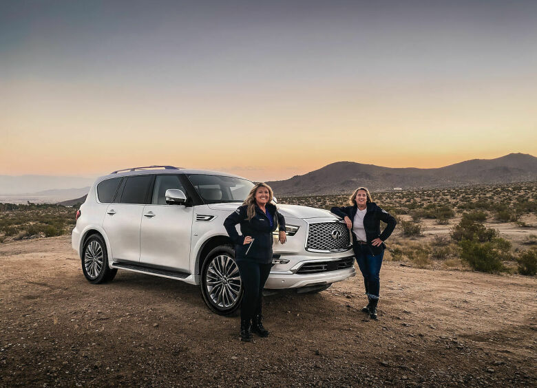 Изображение Rebelle-2020: Infiniti QX80 отдался на растерзание женщинам