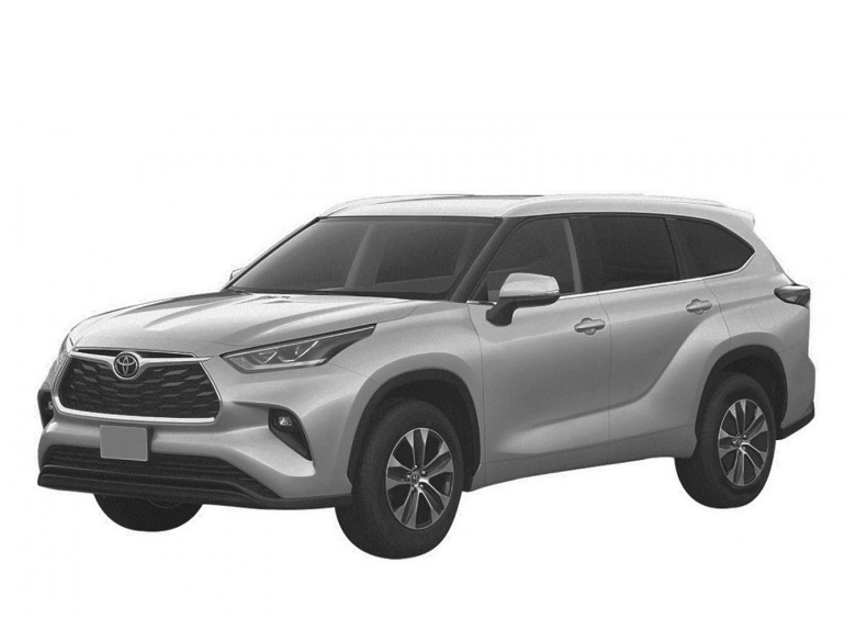 Изображение В России запатентовали кроссовер Toyota Highlander четвертого поколения