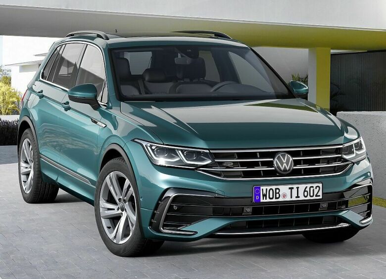 Изображение Volkswagen выводит на рынок рестайлинговый кроссовер Tiguan