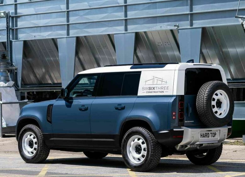Изображение Land Rover Defender превратился в коммерческий фургон-внедорожник