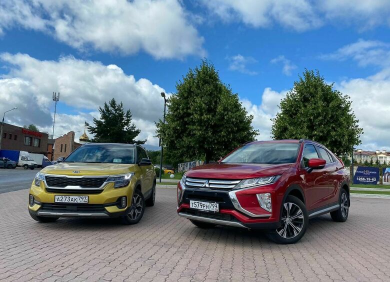 Изображение Азиатский десерт: сравнительный тест кроссоверов Mitsubishi Eclipse Cross и KIA Seltos