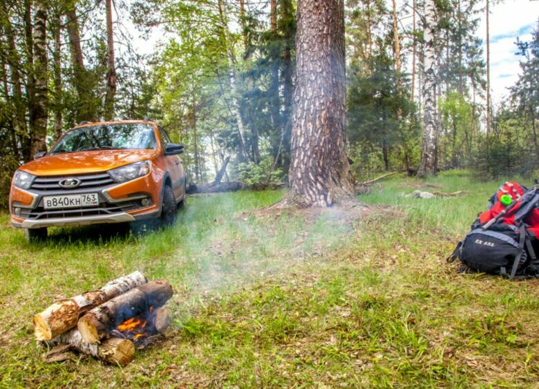 Изображение Как из-за отдыха на автомобиле в лесу можно нарваться на штраф в 5000 рублей
