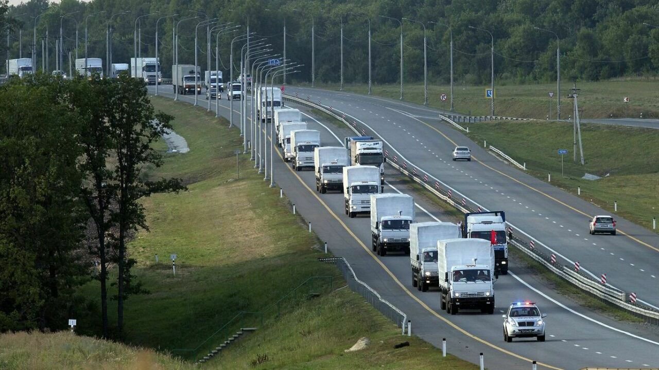 Колонна автомобилей