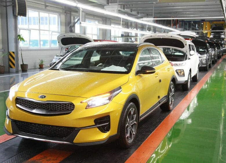 Изображение В России начали собирать новейший кроссовер KIA XCeed