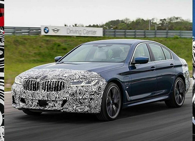 Изображение BMW показала новые тизеры обновленной «пятерки» и «шестерки» GT