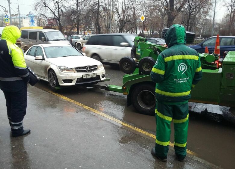 Изображение Улицы Москвы, откуда чаще всего эвакуируют машины