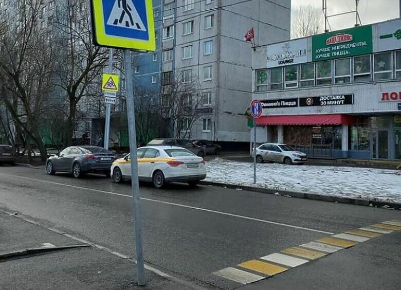 Изображение В Москве появился пешеходный переход нового, «зауженного» стандарта