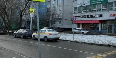 В Москве появился пешеходный переход нового, «зауженного» стандарта