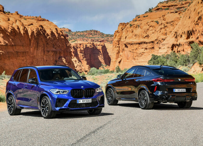 Изображение Новые «горячие» BMW X5 M и X6 M удивили динамикой