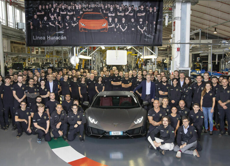 Изображение Lamborghini Huracan бьет производственные рекорды
