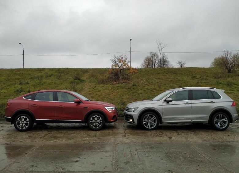 Изображение Красным по серому: что лучше — топовый Renault Arkana или базовый Volkswagen Tiguan