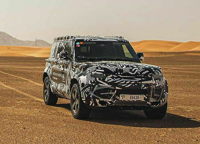 Изображение Новый Land Rover Defender проверяют там, где не надо