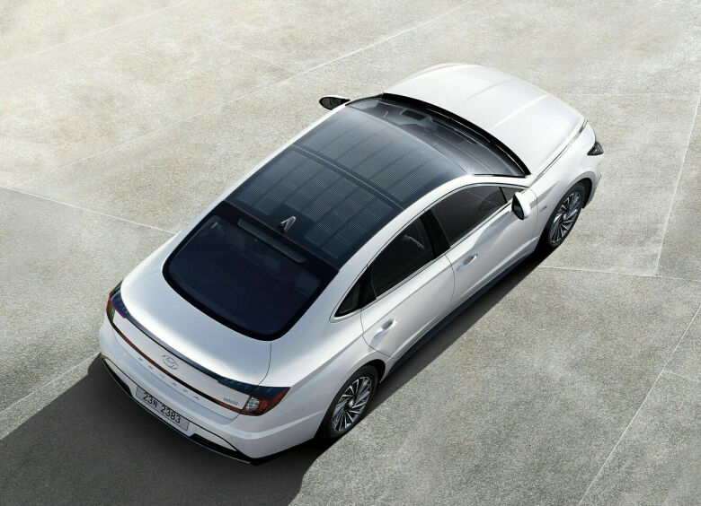 Изображение Корейцы представили Hyundai Sonata на солнечных батареях
