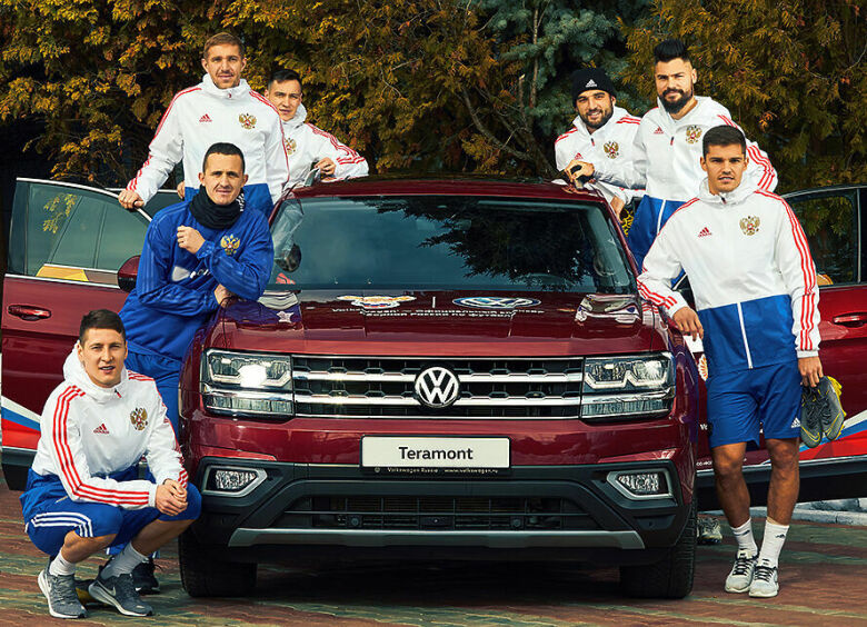 Изображение Volkswagen стал официальным спонсором сборной России по футболу