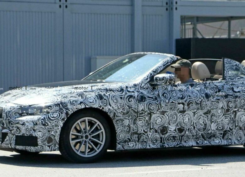 Изображение Новый кабриолет BMW 4-й серии проходит дорожные испытания