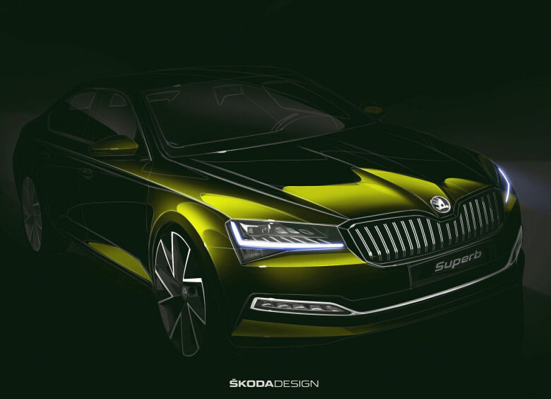 Изображение Названа дата премьеры обновленного Skoda Superb