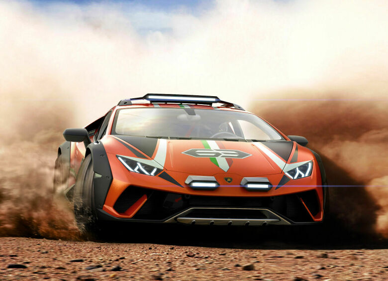 Изображение Суперкар Lamborghini Huracan научился ездить по бездорожью