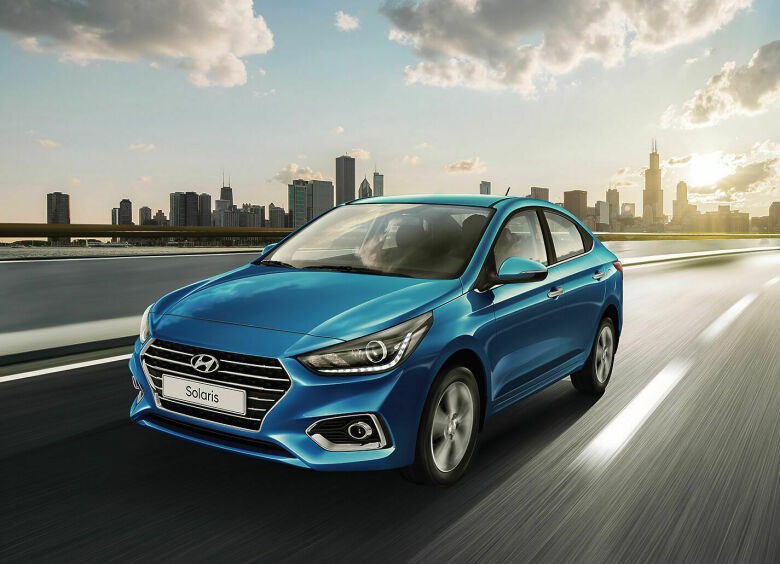 Изображение Hyundai Solaris, Ford Focus и другие популярные автомобили столичного автопарка