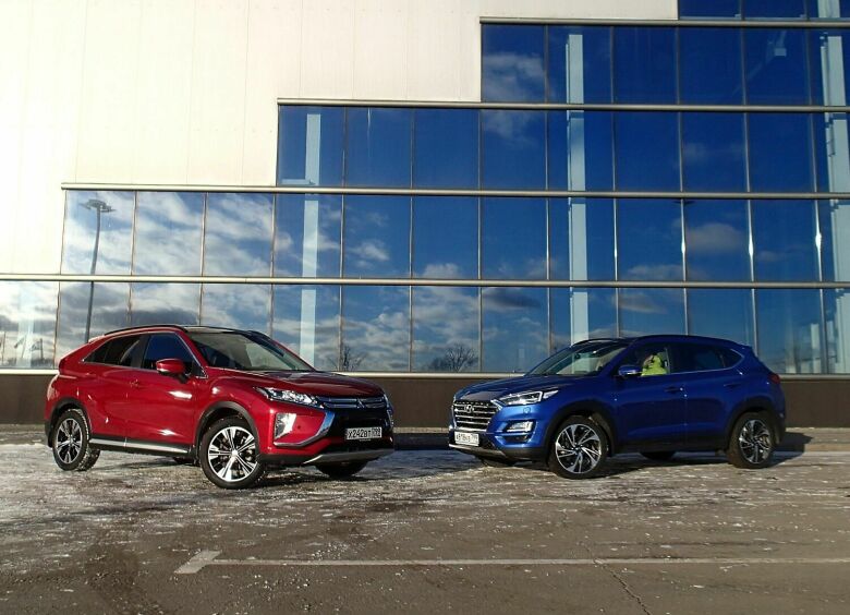 Изображение У кого оскал шире: сравнительный тест Hyundai Tucson и Mitsubishi Eclipse Cross