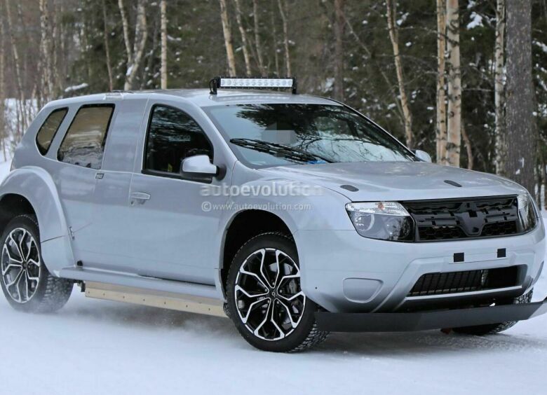 Изображение Электрический Renault Duster был впервые замечен на дорожных тестах