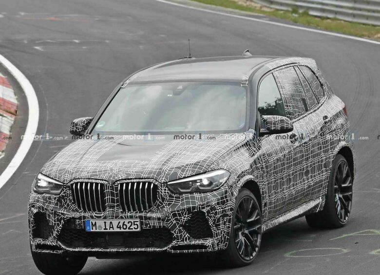 Изображение Обновленный BMW X5 M испытали на Нюрбургринге