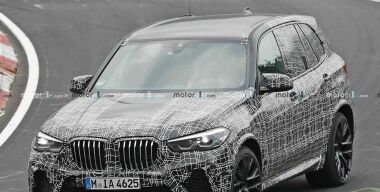 Обновленный BMW X5 M испытали на Нюрбургринге