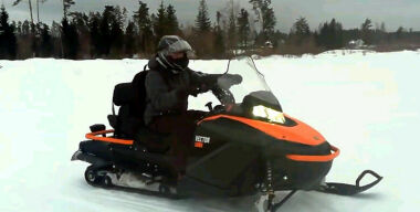 Литр для туриста: первый тест самого мощного российского сноумобиля РМ Vector 1000