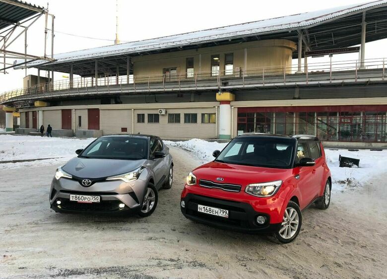 Изображение Разборки лилипутов: сравнительный тест-драйв Toyota CH-R и KIA Soul