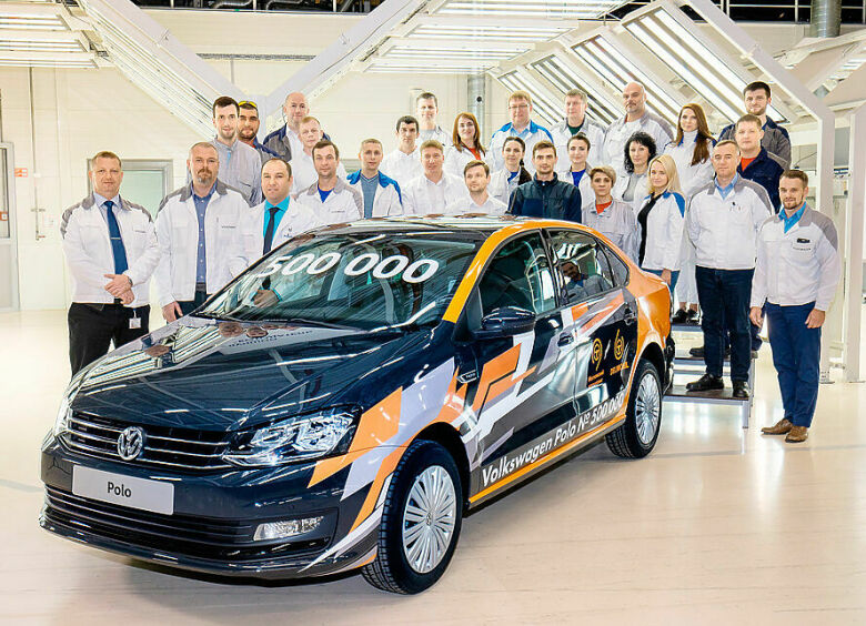 Изображение В России собрали 500 000 Volkswagen Polo