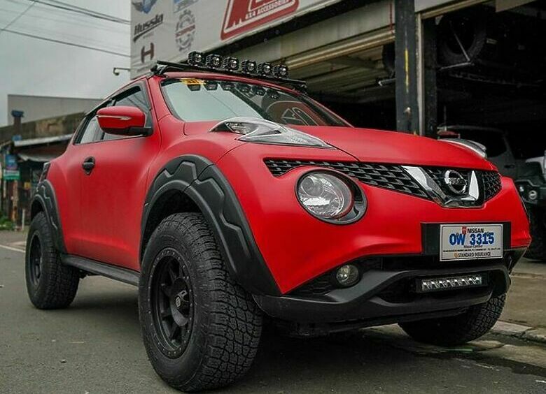 Изображение Nissan Juke подготовили к бездорожью