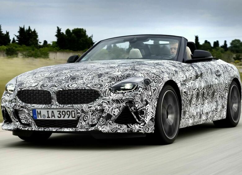 Изображение Баварцы тестируют «горячий» родстер BMW Z4 M40i