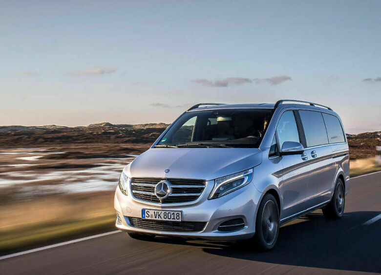 Изображение В Mercedes-Benz V-класса самопроизвольно срабатывают подушки безопасности