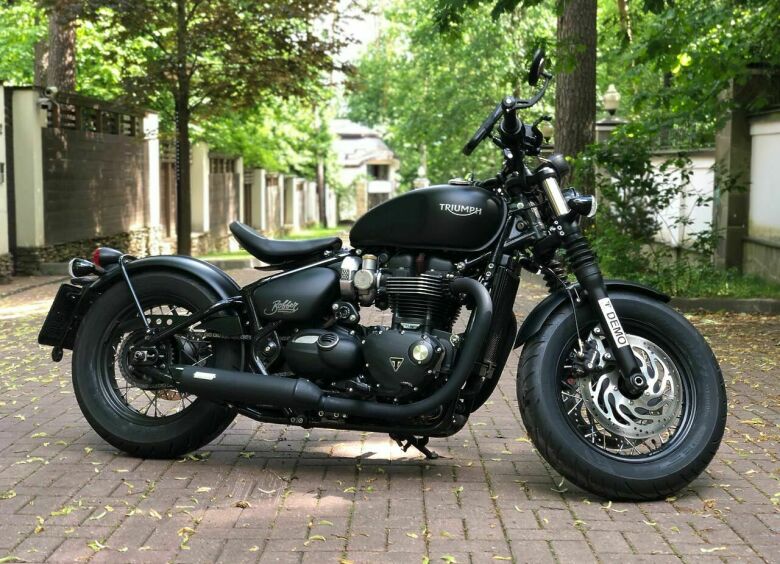 Изображение Тест-райд Triumph Bonneville Bobber Black: вперед в прошлое