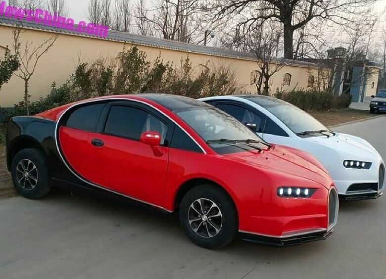 Изображение Бюджетную копию Bugatti Chiron оценили в 300 000 рублей
