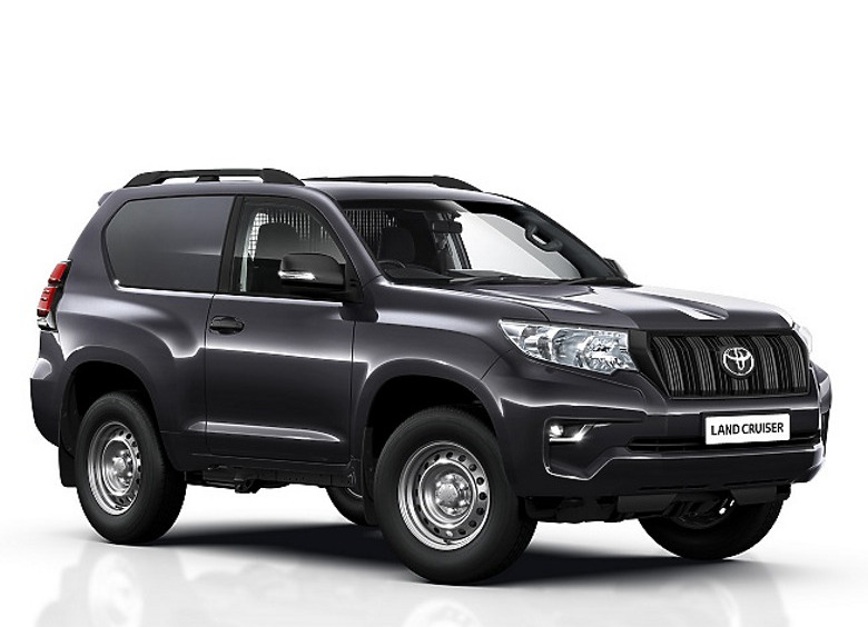 Изображение Toyota Land Cruiser Prado превратился в двухместный фургон