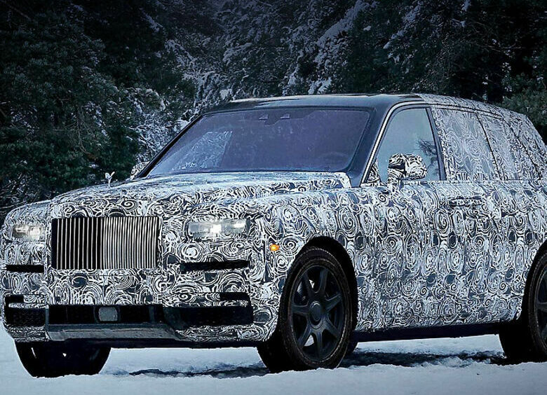 Изображение Rolls-Royce покажет финальные тесты кроссовера Cullinan в социальных сетях